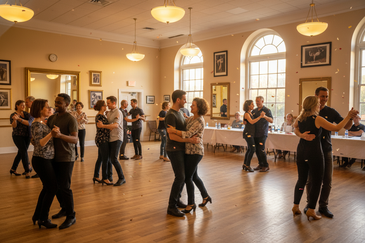 social dancing adults